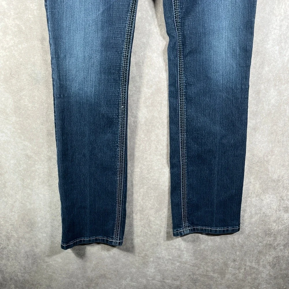 Silver Jeans Co. Suki Straight Jeans Womens Size 32 Blue Dark Wash Denim‎ Casual